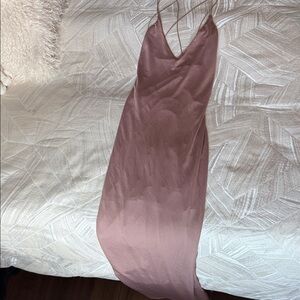 TOBI Pink Maxi Dress with slit